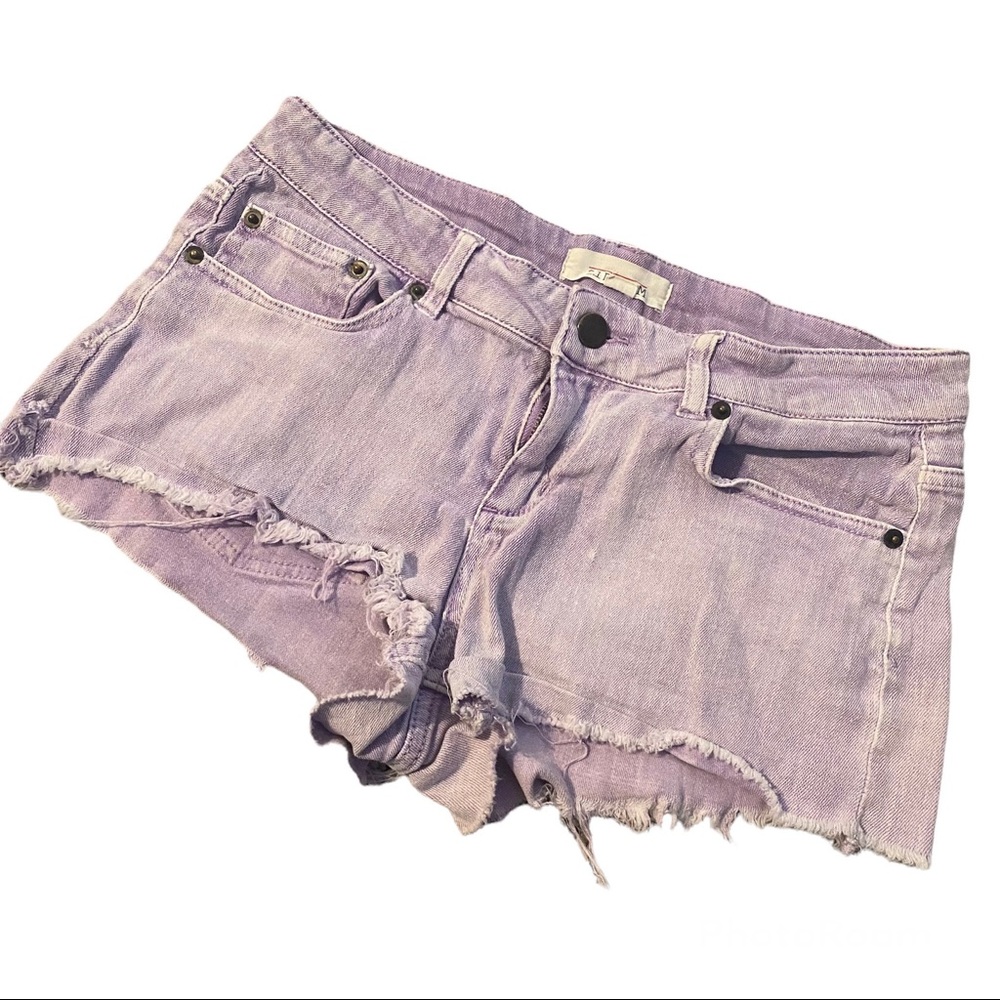 Purple Jean Shorts by 21 Denim